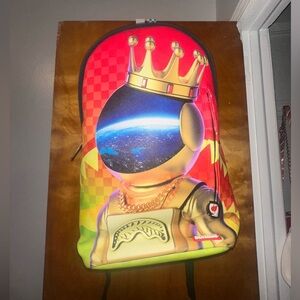 Sprayground Black and Red Limited Edition Backpack